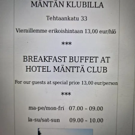 Apartment Maentylinnan Huoneistomajoitus